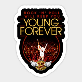 REO Speedwagon Young Forever 2023 Tour T-Shirt Sticker